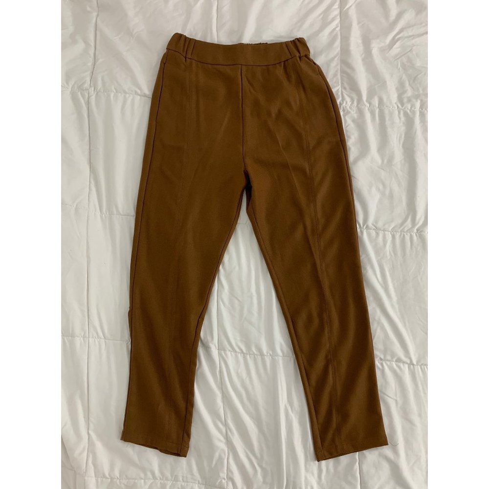 Brown High Waisted Dress Pants